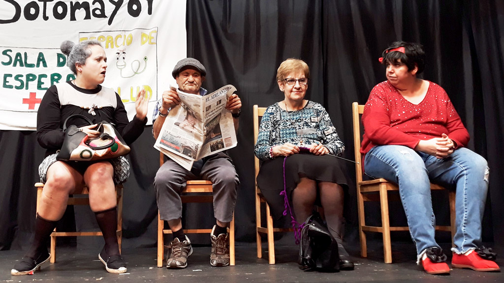 Imagen de una de las muchas actuaciones celebradas en la pasada edición de la Real Muestra de Teatro Especial./ e. a.