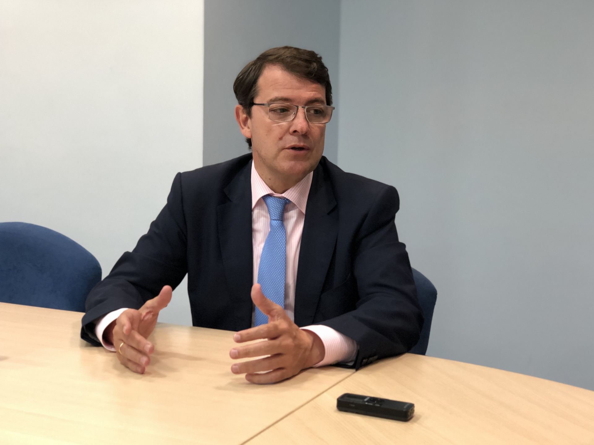 Mañueco recuerda que fragmentar el voto solo beneficia al PSOE 1 El candidato del PP a la Presidencia de la Junta de Castilla y León, Alfonso Fernández Mañueco. / Europa press