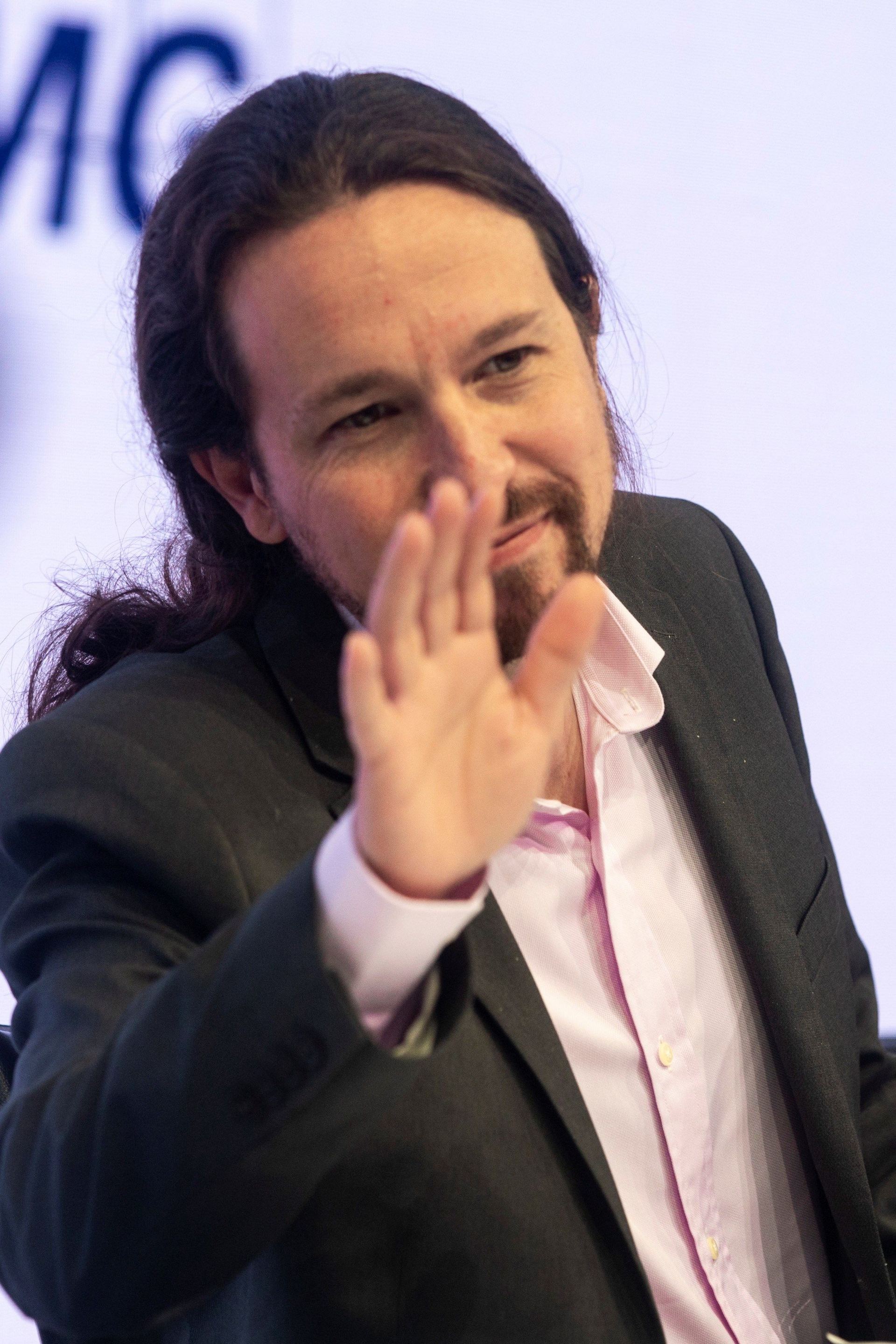 El secretario general de Unidas Podemos, Pablo Iglesias. / efe