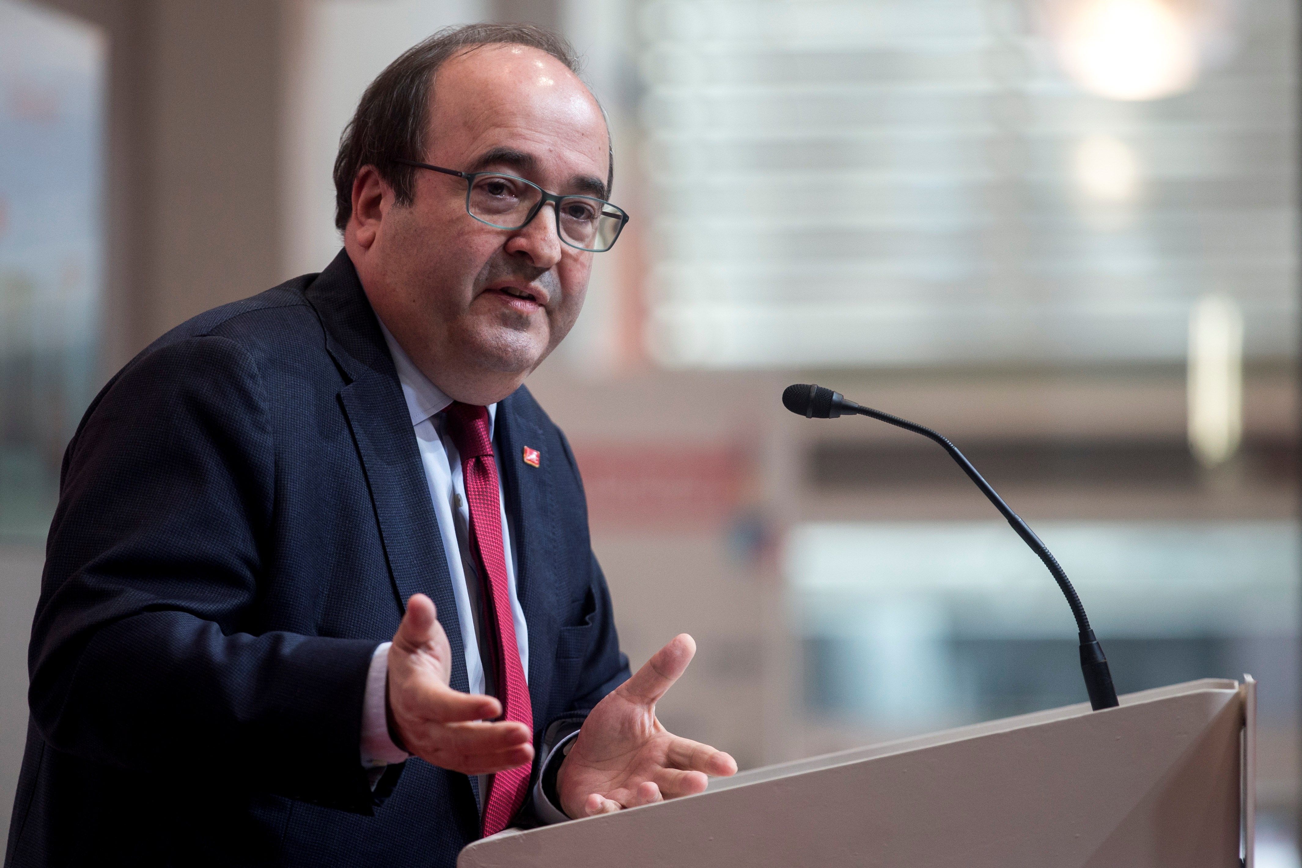 El líder de los socialistas catalanes, Miquel Iceta, presidirá una Cámara que cuenta con mayoría absoluta del PSOE.