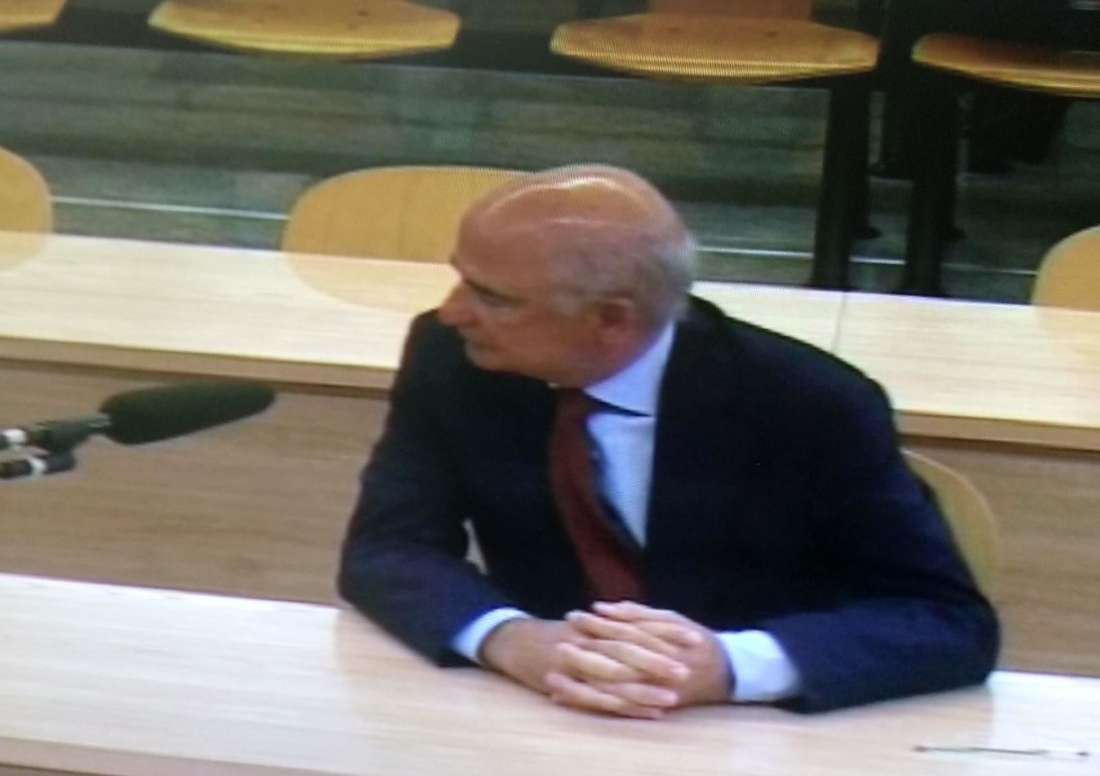 El presidente de Lazard, Jaime Castellanos, durante su declaración en la Audiencia Nacional. / europa press