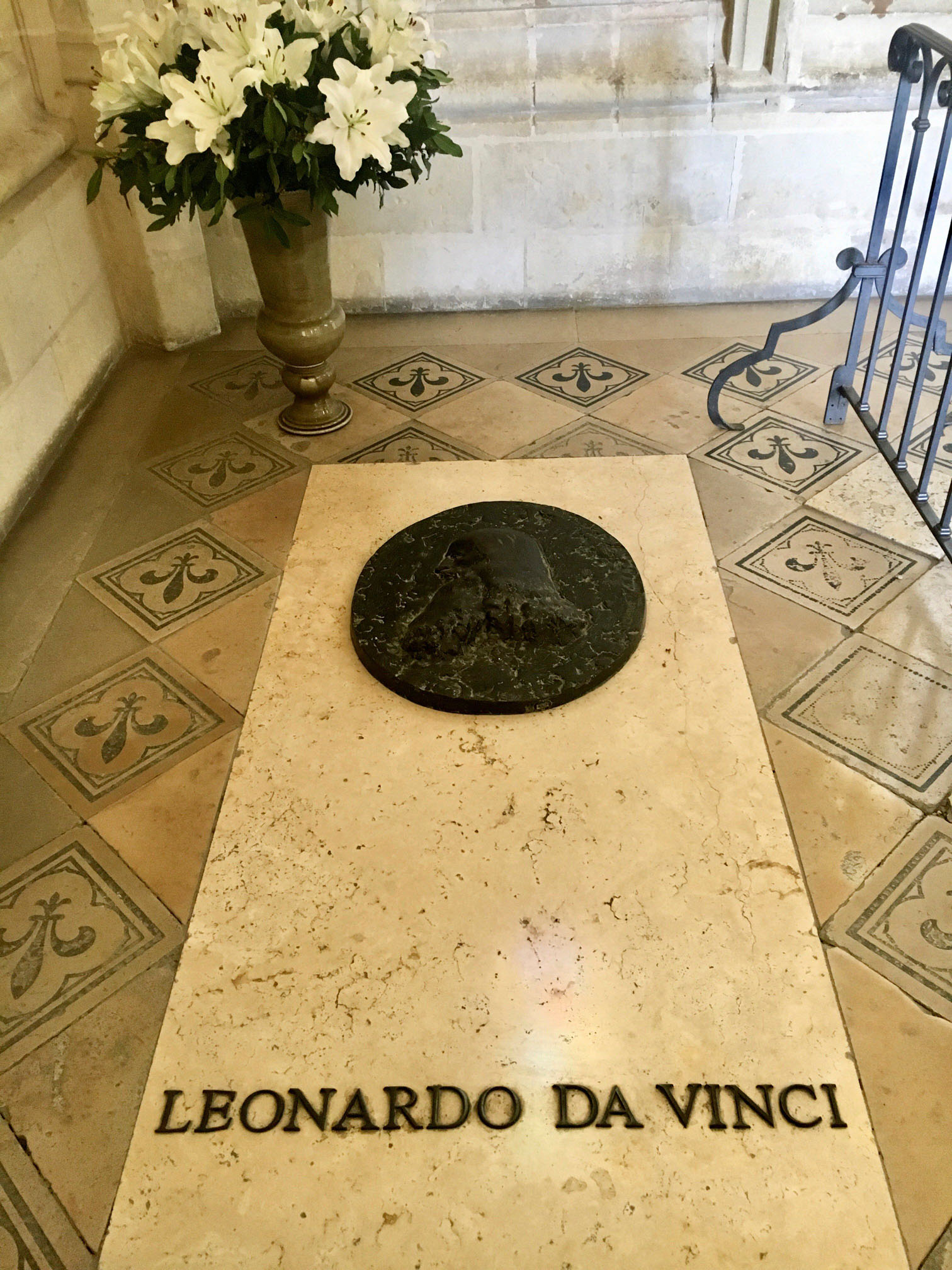 Los restos de Da Vinci reposan en la capilla de Saint-Hubert.
