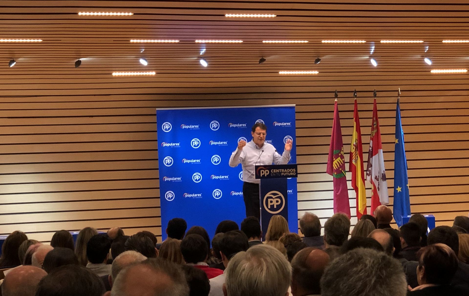 El candidato del PP a la Presidencia de la Junta de Castilla y León, Alfonso Fernández Mañueco. / Europa press