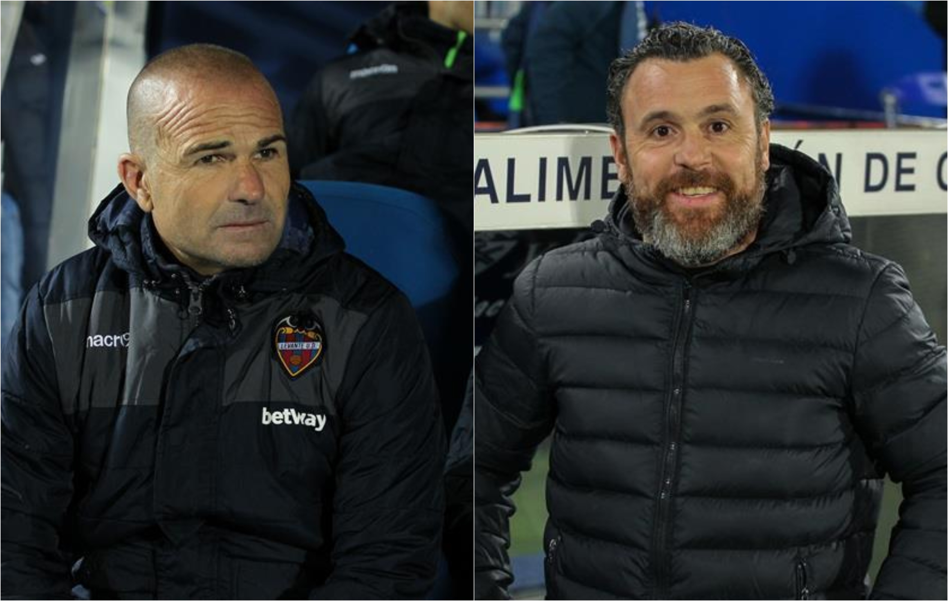 Levante y Valladolid, salvados bajo la inquebrantable fe en sus técnicos 1 Paco López (izq) y Sergio González, entrenadores de Levante y Real Valladolid respectivamente.