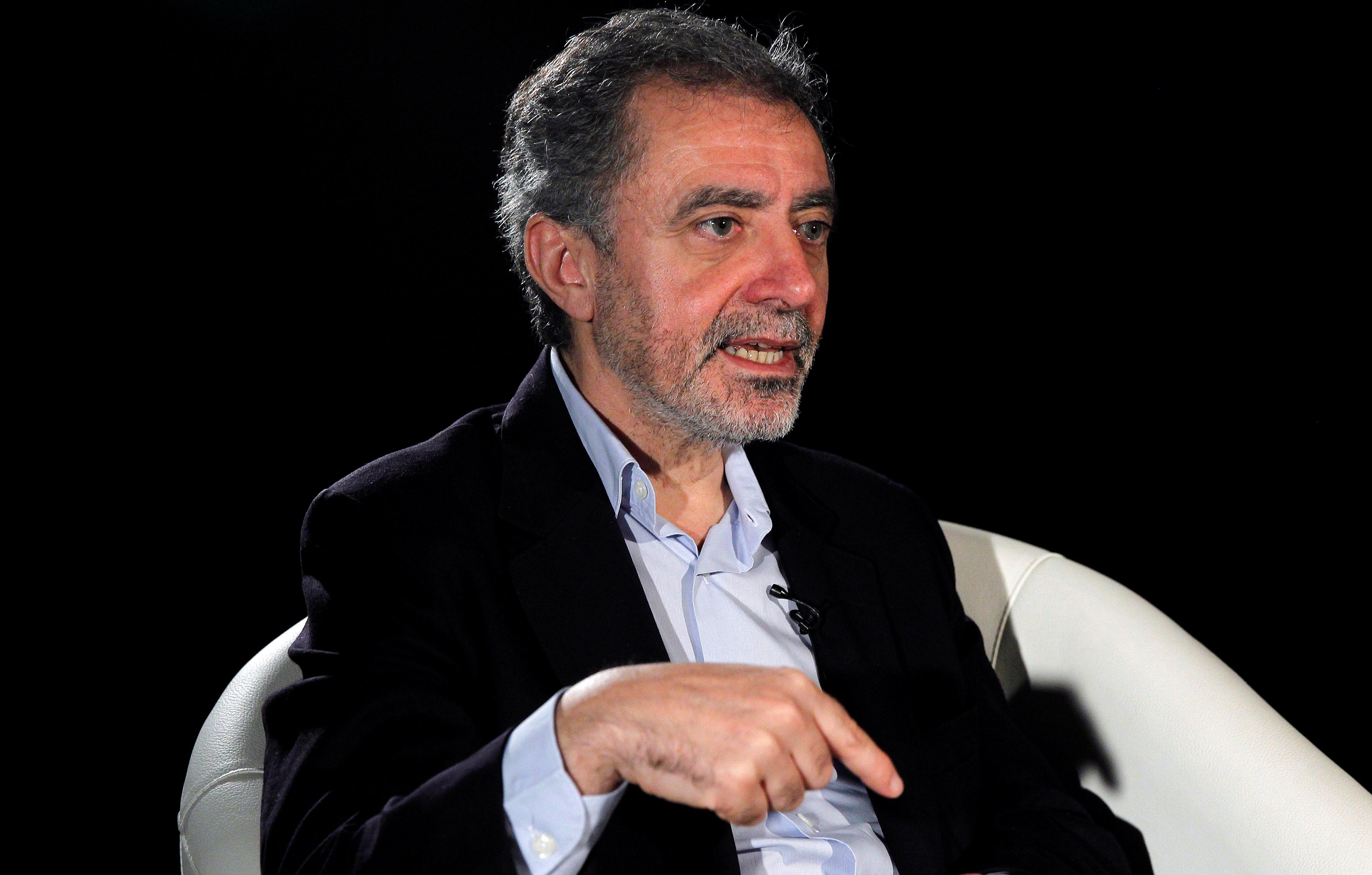 El director del Museo Reina Sofía, Manuel Borja-Villel, en durante su entrevista con los medios. / efe