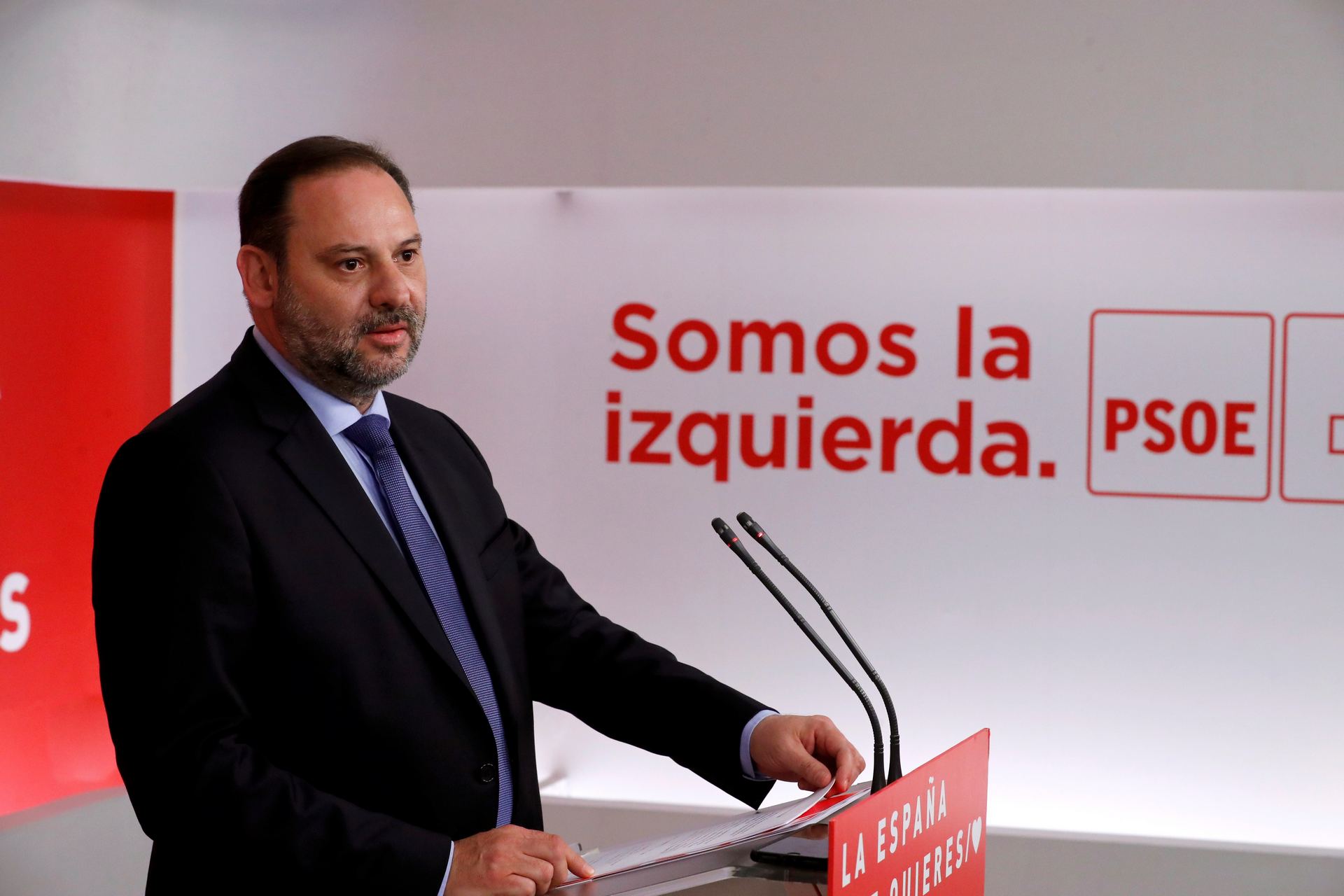 El ministro de Fomento en funciones, José Luís Ábalos.