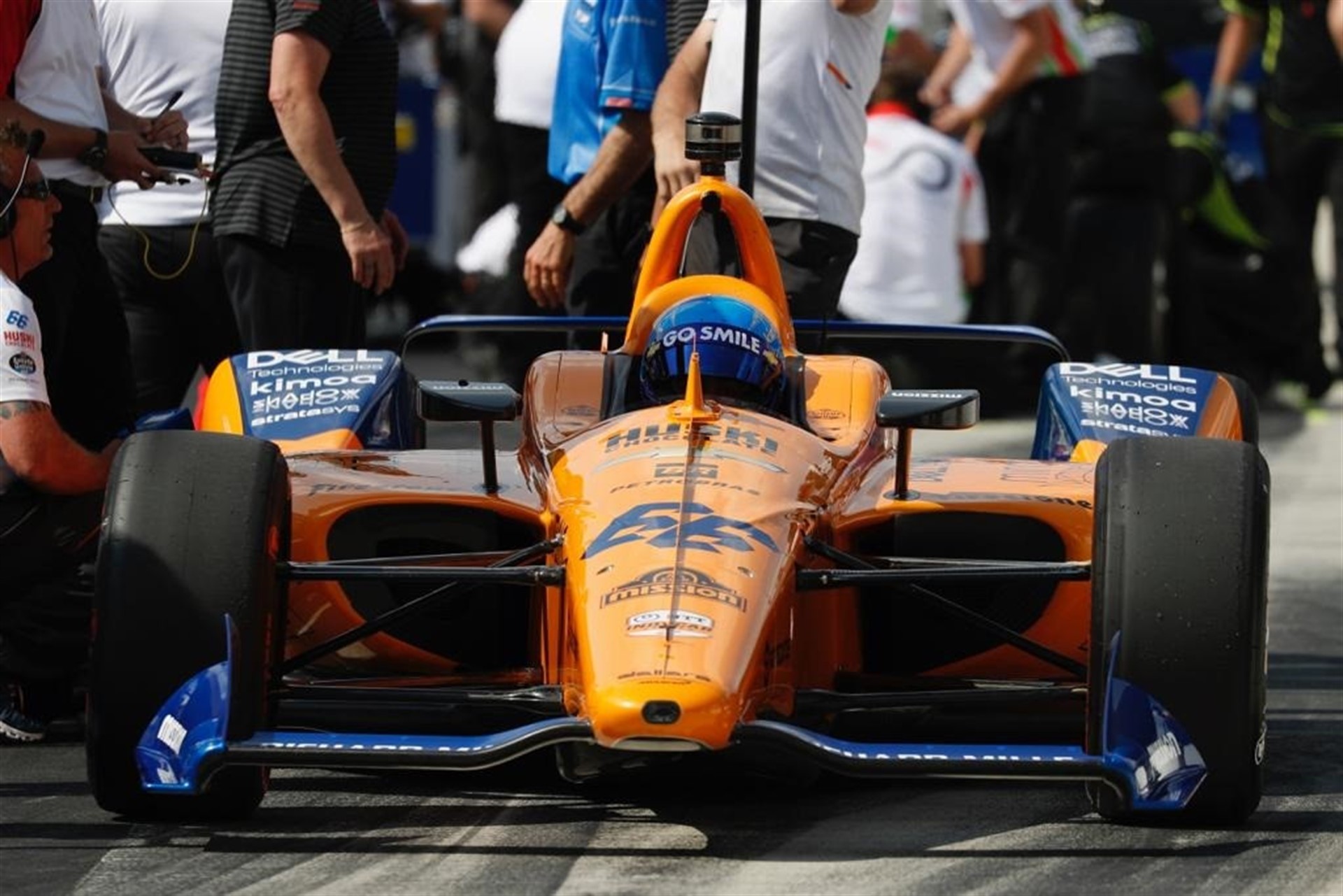 Fernando Alonso, al volante del McLaren Indy. / E.P.
