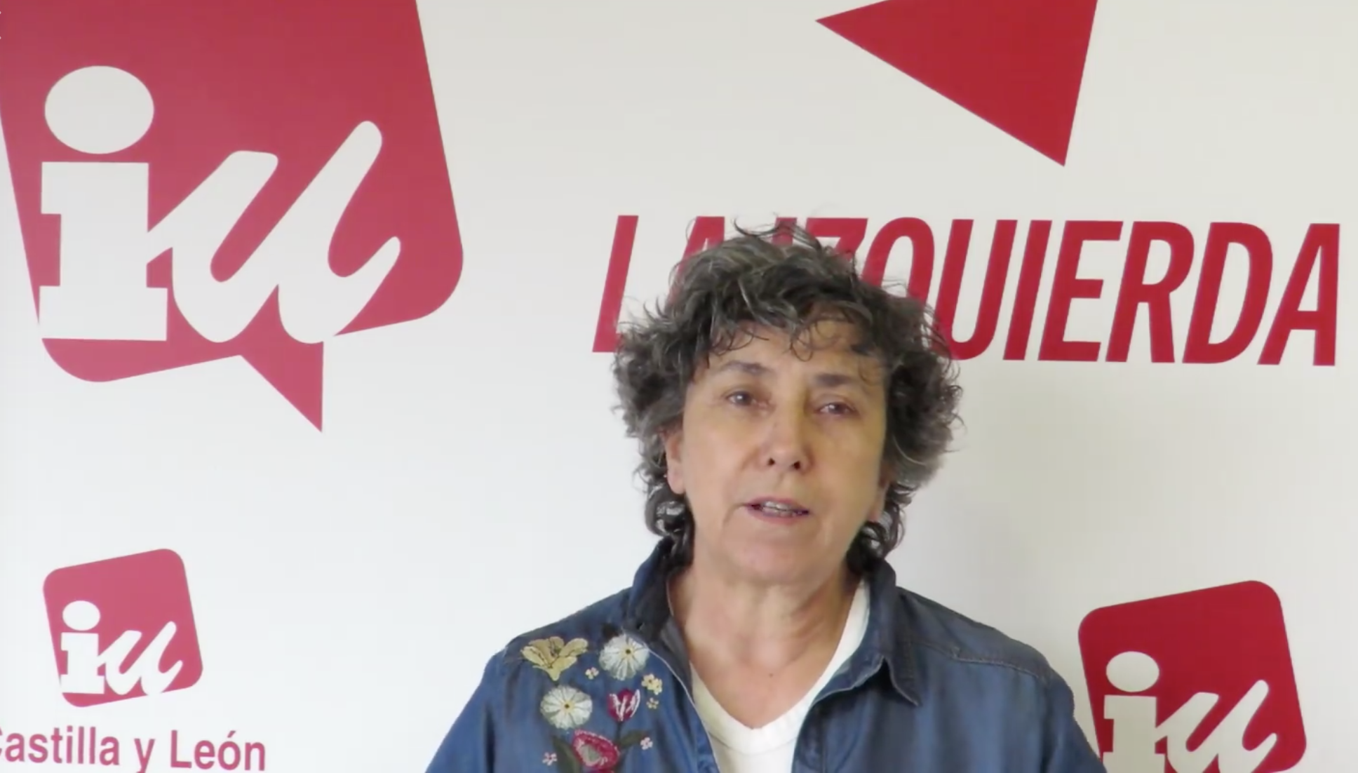 Montserrat Sanz, número uno en la candidatura a IU por Cuéllar./e.a.