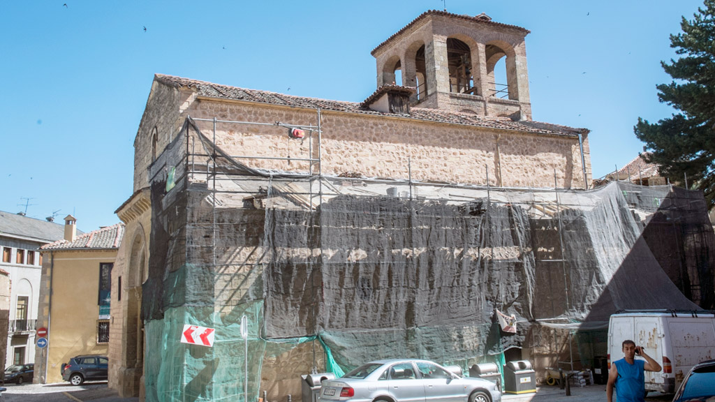 La iglesia de San Sebastián volverá en breve a estar en obras. / KAMARERO