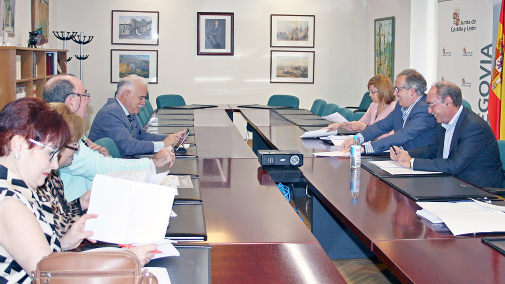 Reunión del Consejo de Salud de Área de Segovia celebrada en la Delegación de la Junta. / E. A.