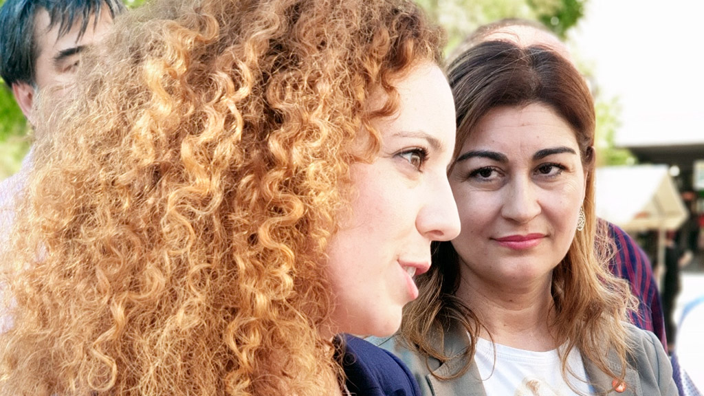 La concejala electa de Ciudadanos en Segovia, Noemí Otero, en un acto público. / El Adelantado