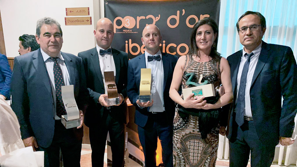 Los premiados de la provincia de Segovia posan con sus galardones tras recibirlos en Salamanca. / el adelantado