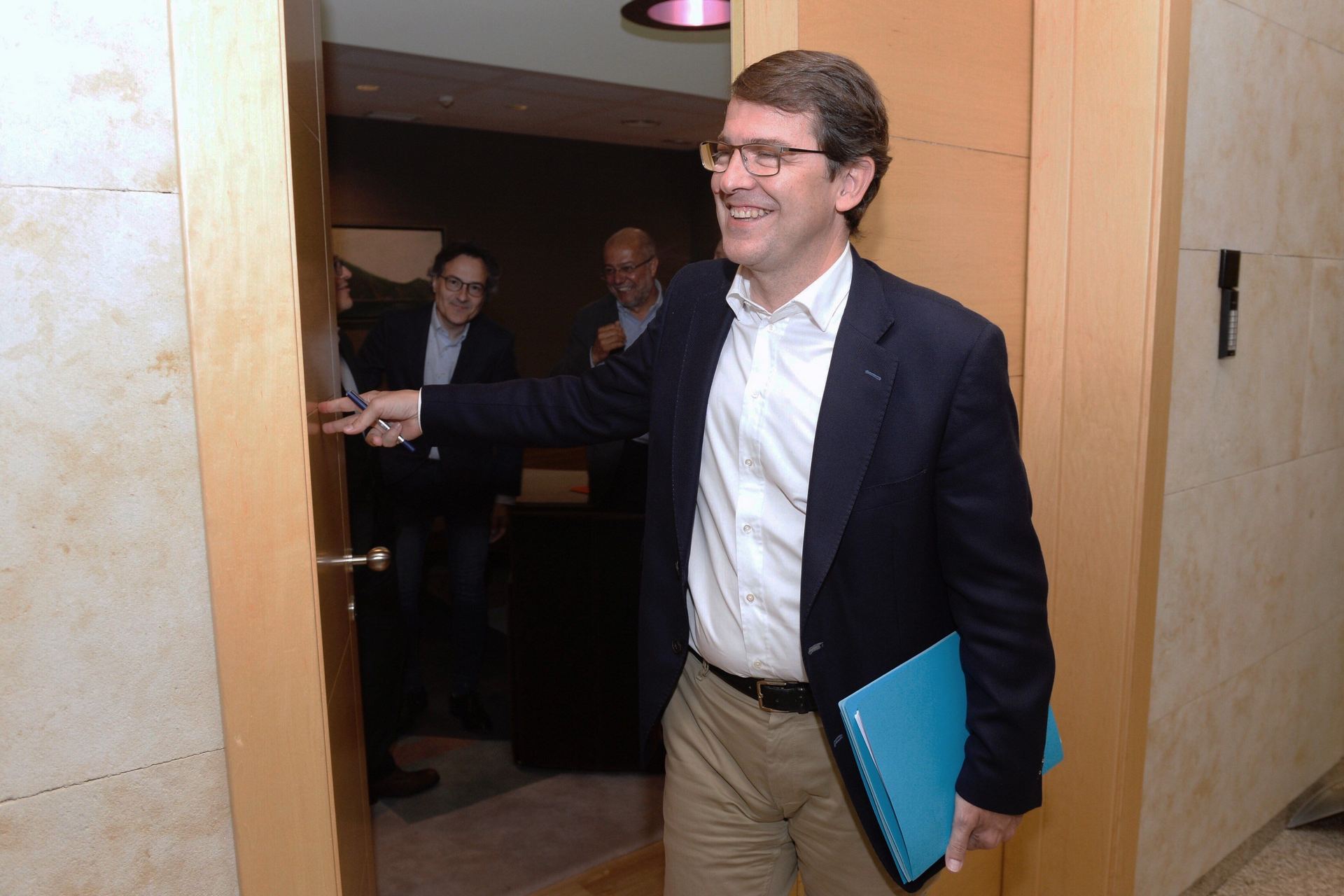 El candidato del Partido Popular, Alfonso Fernández Mañueco. / efe