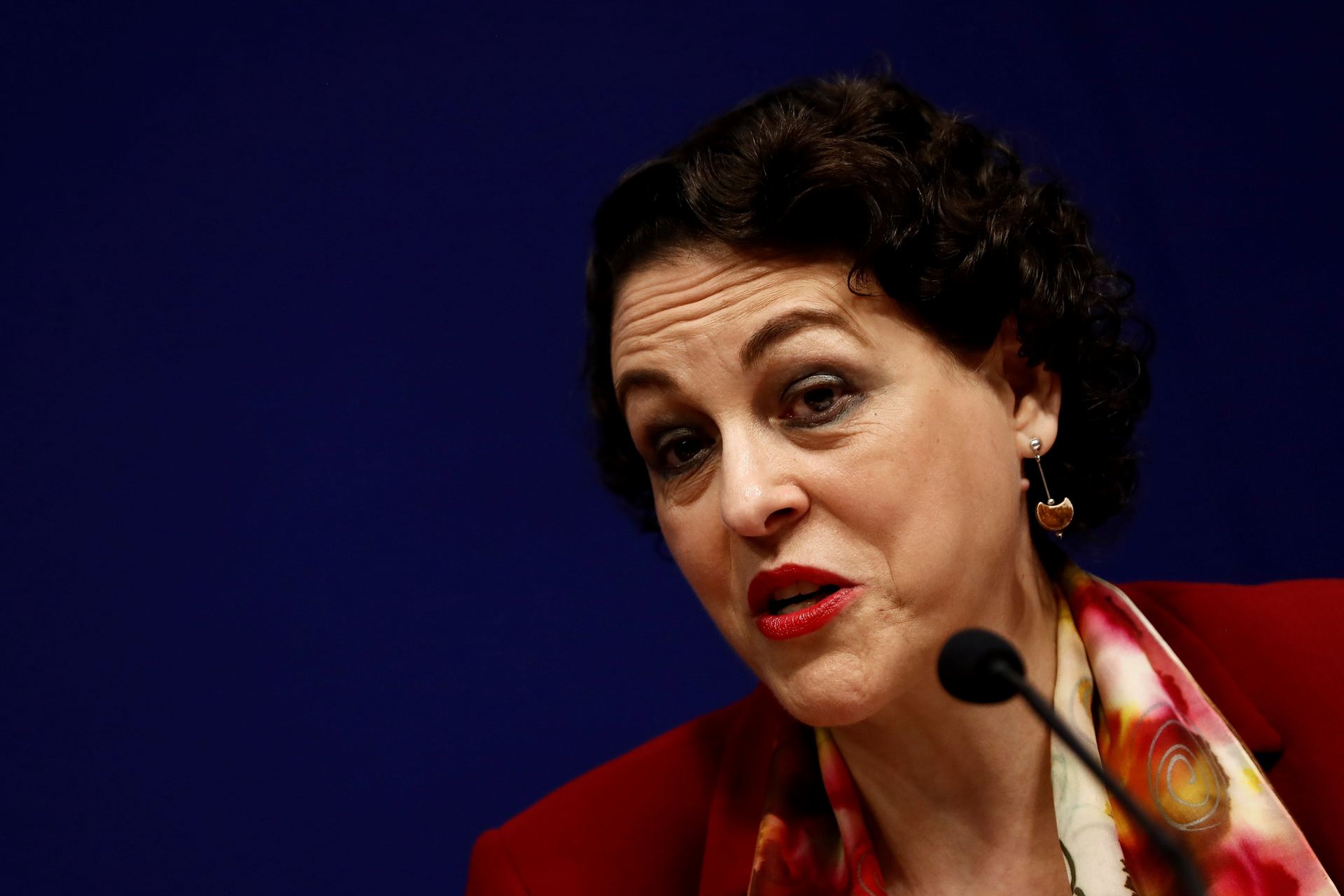 La ministra de Trabajo, Migraciones y Seguridad Social en funciones, Magdalena Valerio. / Efe