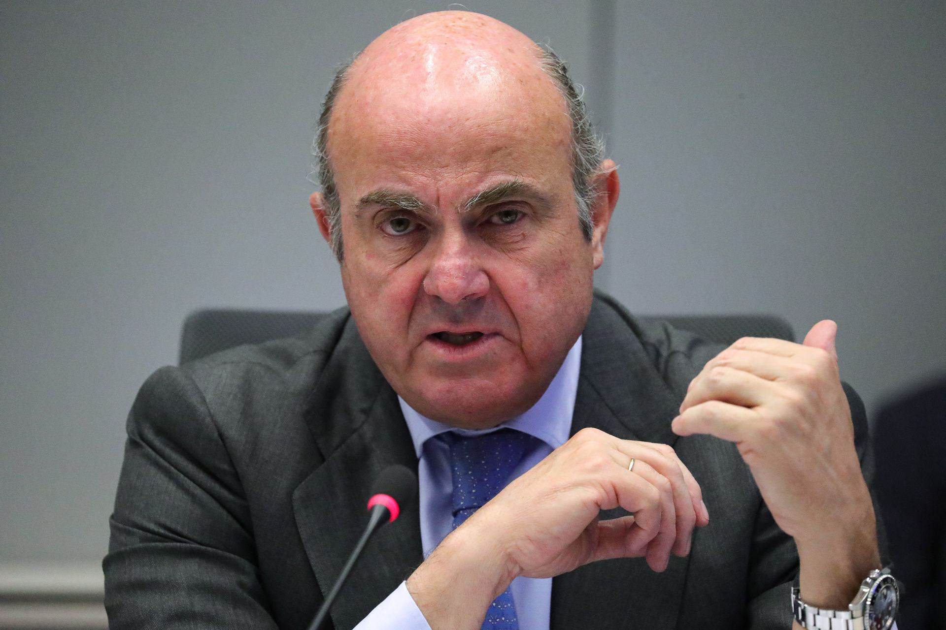 El vicepresidente del Banco Central Europeo, (BCE), Luis de Guindos. / efe