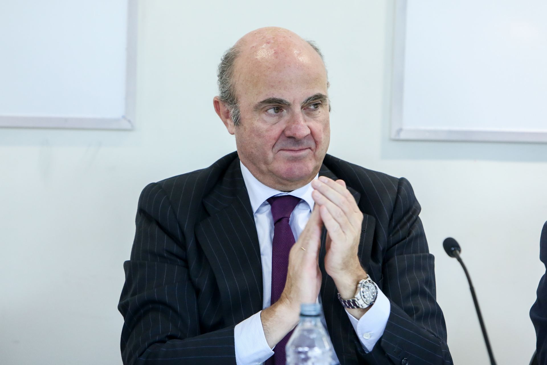 El vicepresidente del Banco Central Europeo, Luis de Guindos. / Europa press