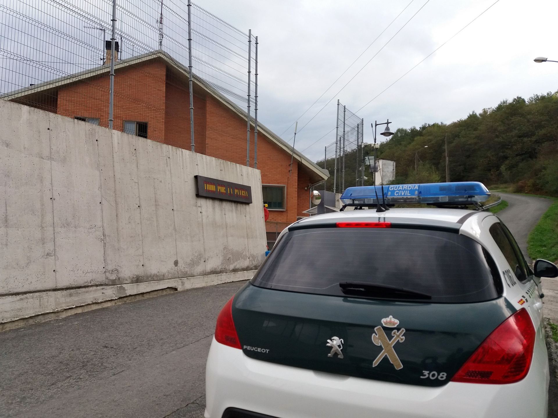 Cuartel de la Guardia Civil en la localidad navarra de Alsasua, donde se produjeron las agresiones a los agentes. / E.P.