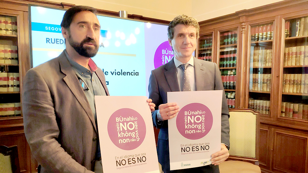 El gerente de los hosteleros de Segovia, Javier García Crespo, y el concejal, Andrés Torquemada. / El Adelantado