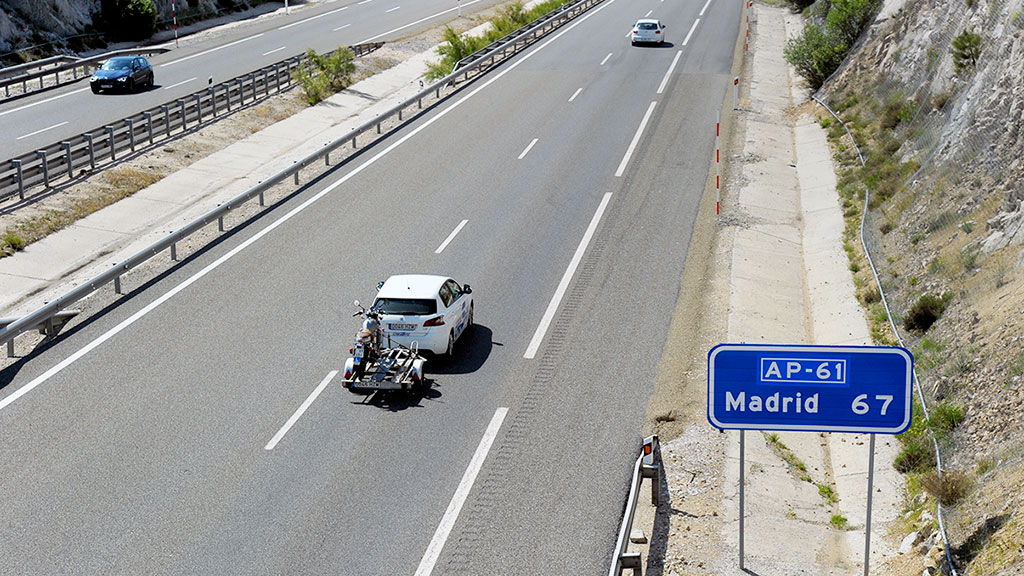 Imagen de archivo de la autopista AP-61, que gestiona el grupo Iberpistas. / kamarero