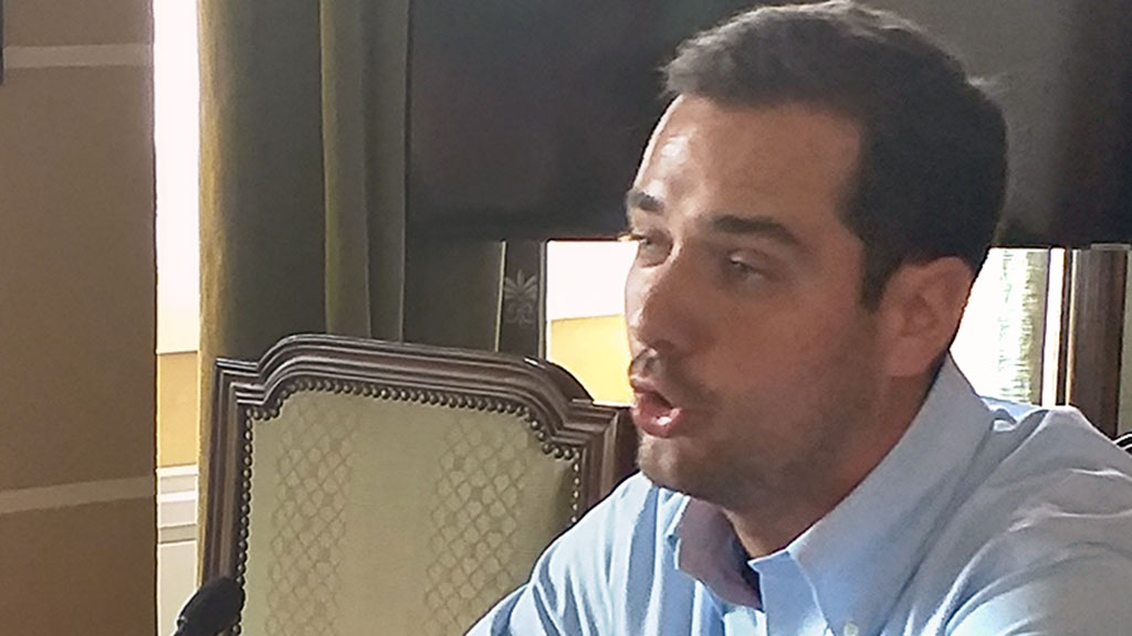 El portavoz del grupo popular, Pablo Pérez. / El Adelantado