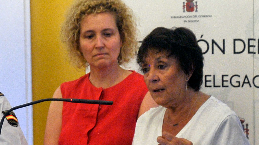 La delegada del Gobierno, en la presentación de la operación.