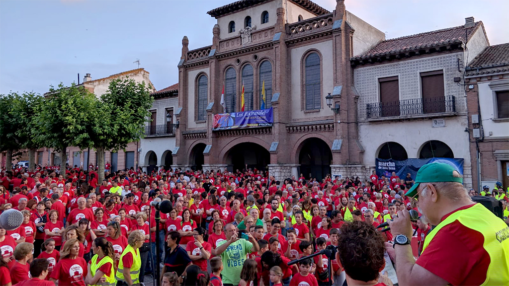 Los participantes se congregaron en la Plaza Mayor. / David Rubio