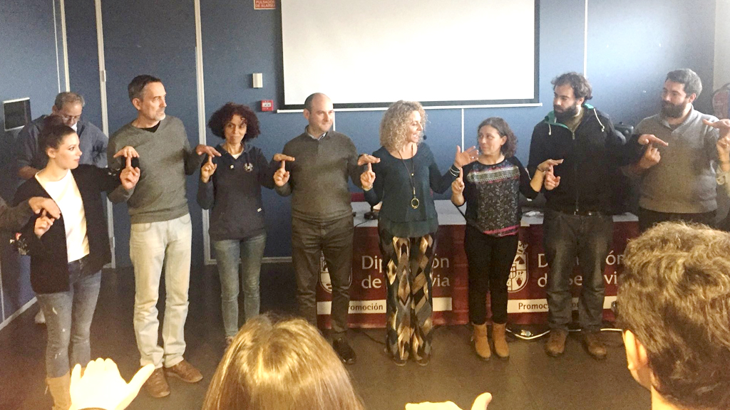 Sesión de formación de anteriores emprendedores que han participado en el programa de la Diputación. / EL ADELANTADO