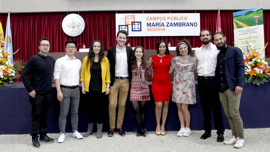Graduación de los alumnos de la XI edición del máster en Comunicación con Fines Sociales: Estrategias y Campañas. / N. LL.