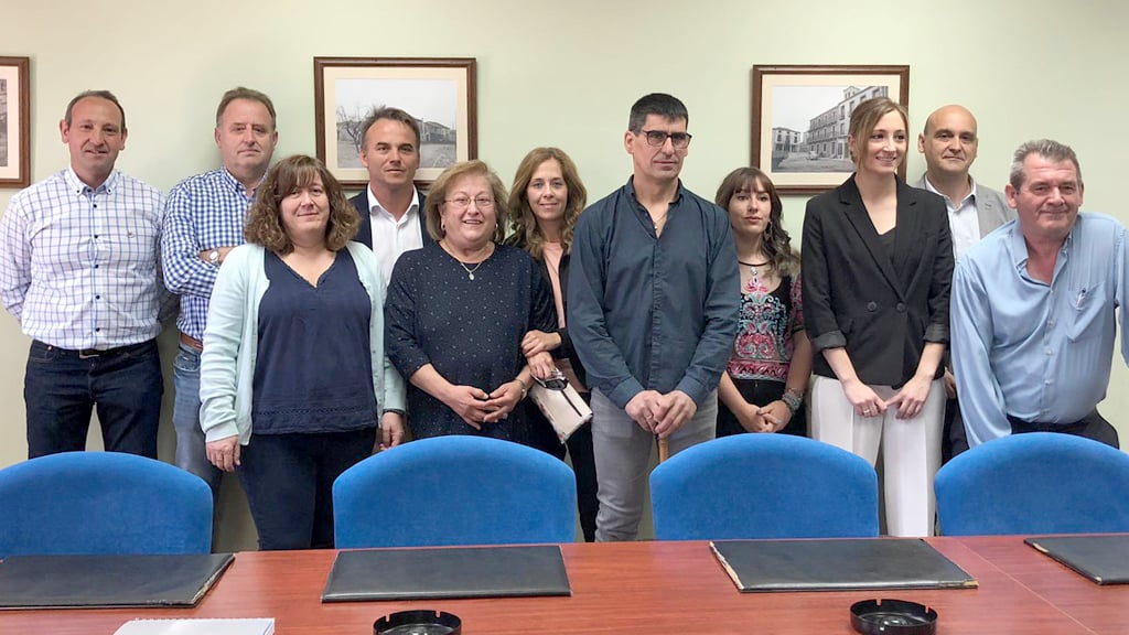 Imagen de la corporación de Cantalejo, en la ceremonia de toma de posesión de los  concejales y el alcalde. /  EL ADELANTADO