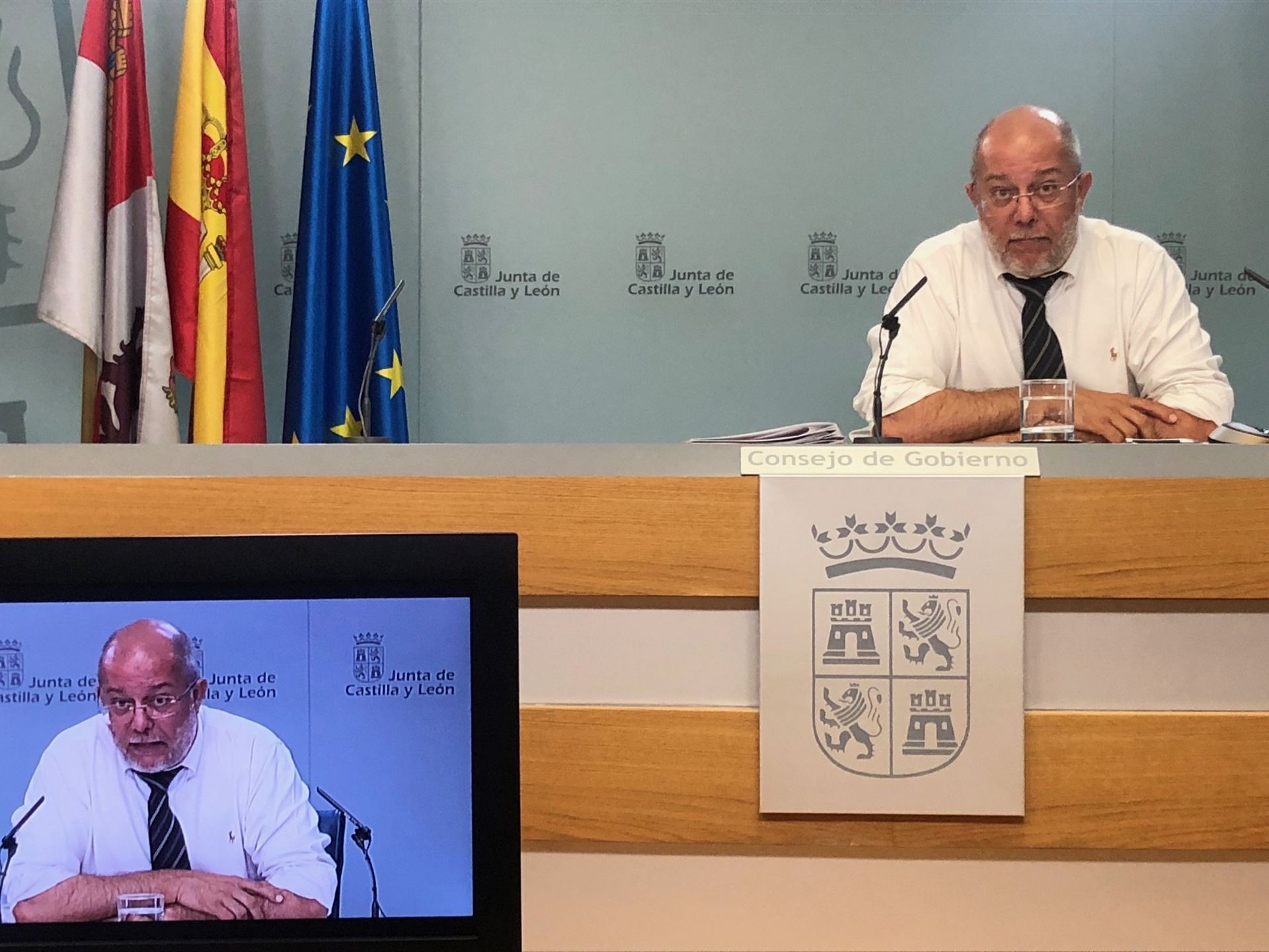 El vicepresidente y portavoz de la Junta de Castilla y León, Francisco Igea. / E. P.