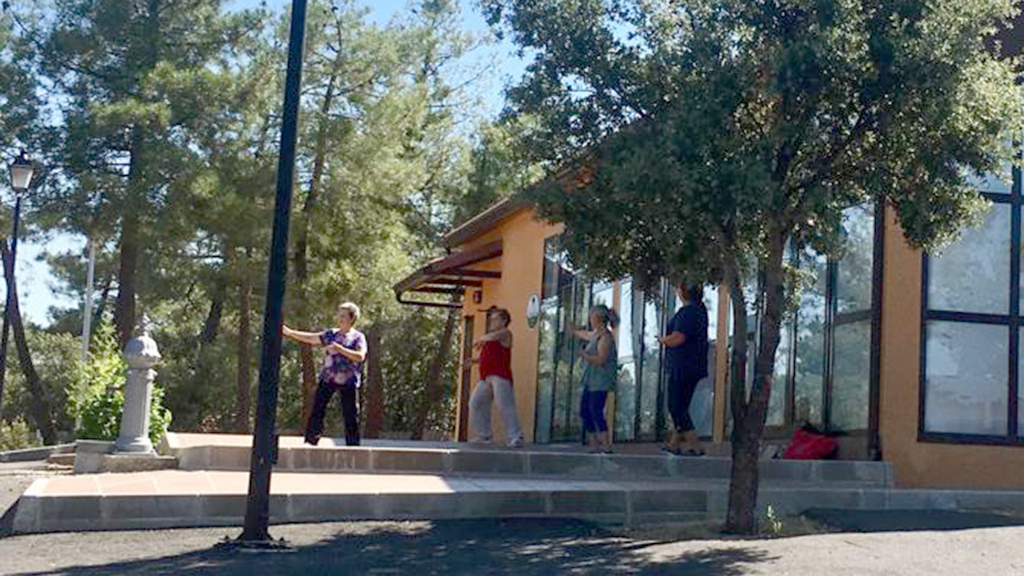 Las clases de Tai Chi se impartirán en julio en el Centro Social de la IV Fase. / Lucía Luque