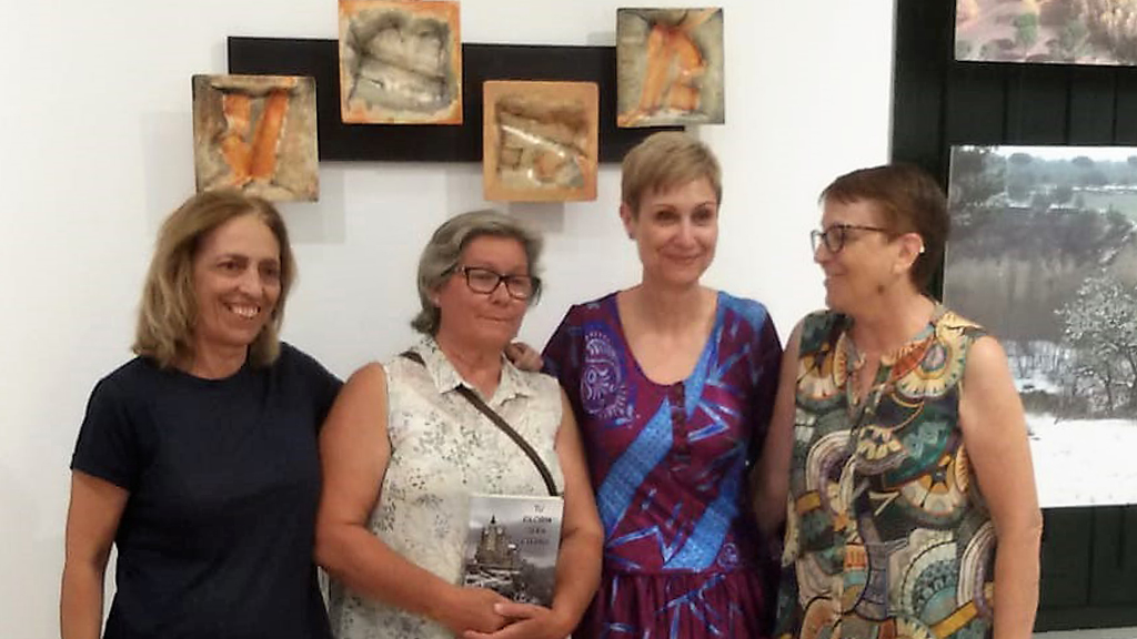 Carmen García Rodríguez durante la presentación de su libro. /El Adelatado