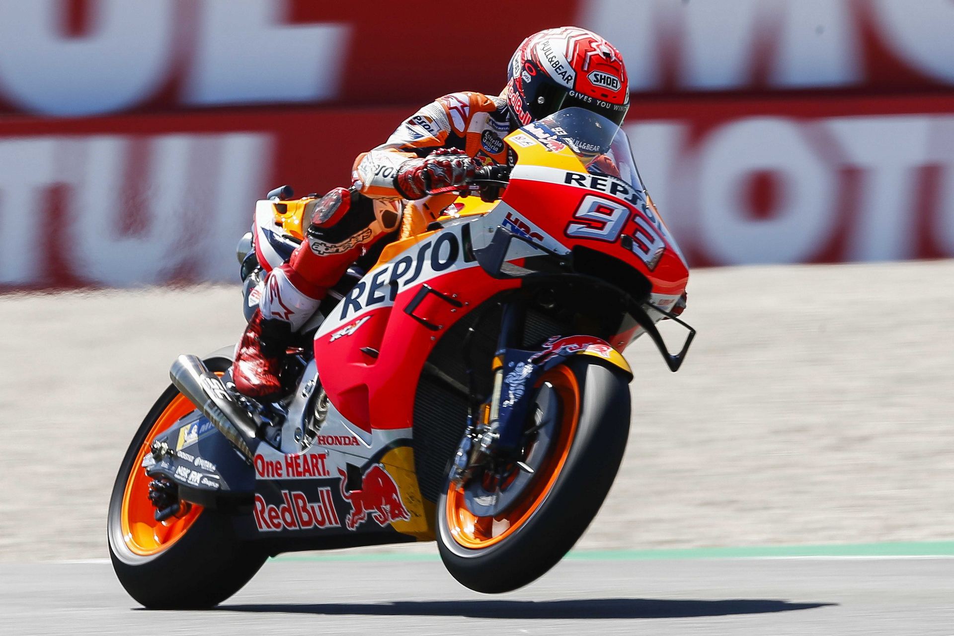 El piloto español Marc Márquez durante el Gran Premio de los Países Bajos, en el circuito de Aspen.