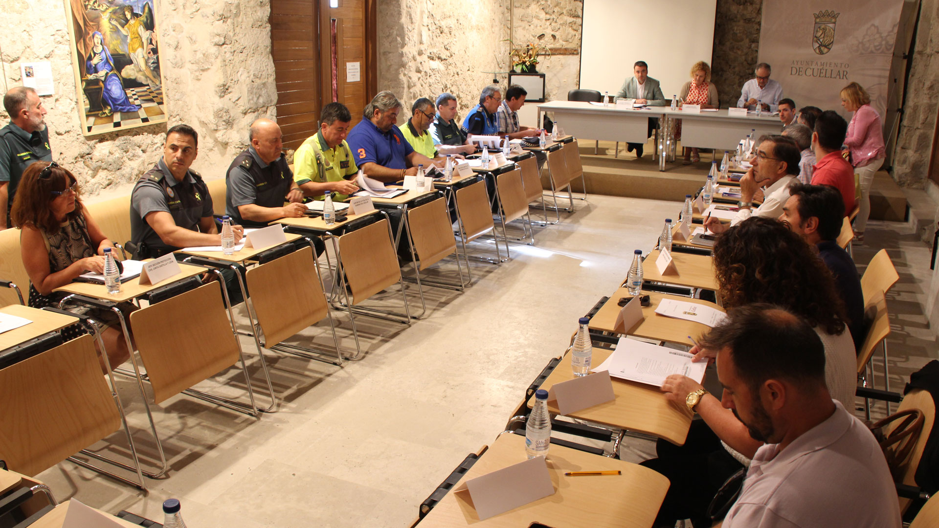 Junta de Seguridad de 2019 celebrada en el Palacio de Pedro I./ c. n.