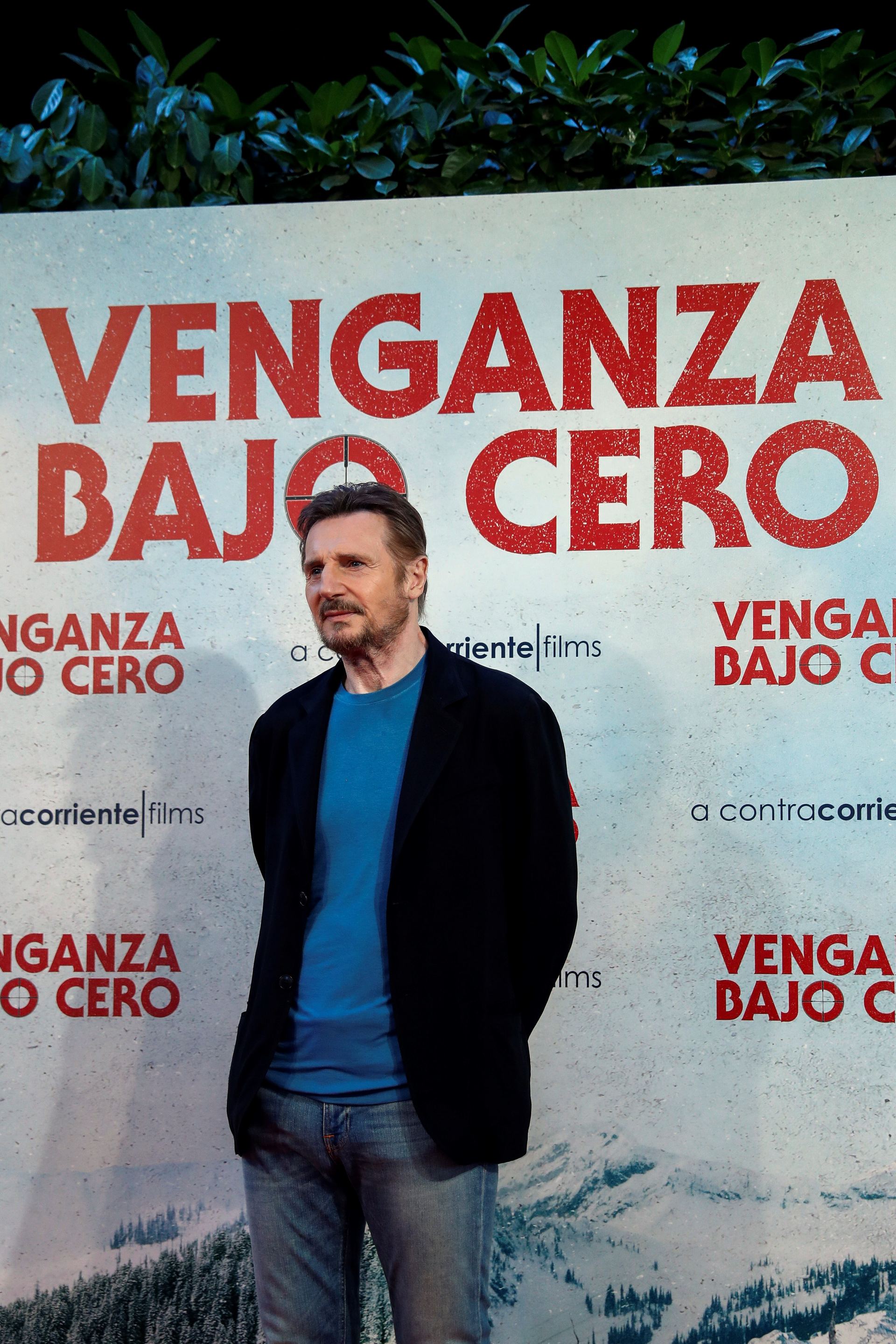 El actor irlandés Liam Neeson durante la presentación de la película. / EFE