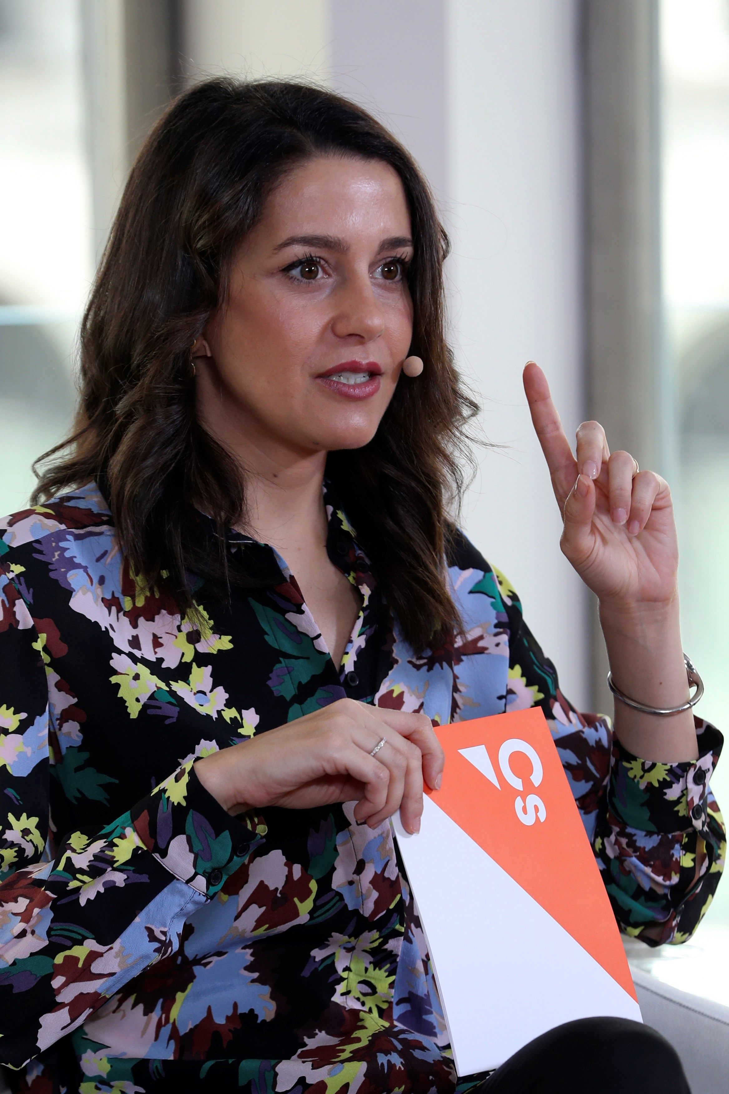 La portavoz de Ciudadanos en el Congreso, Inés Arrimadas. / Efe