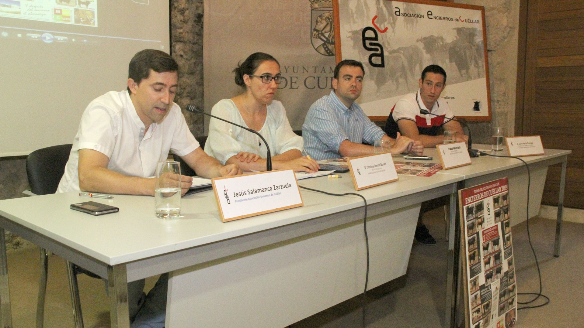 Presentación del cartel de los astados de los encierros de 2019 por la AEC./ c. n