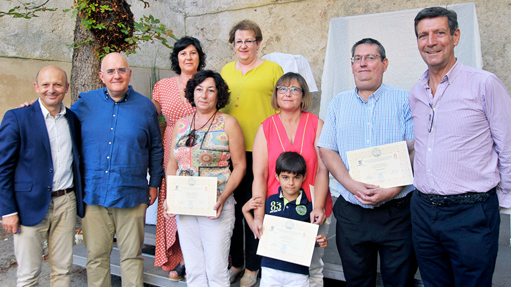 Premiados, junto a integrantes del Jurado y responsables de San Quirce y Librería Cervantes. / Kamarero
