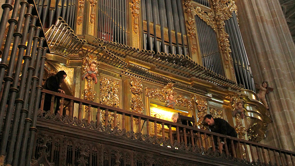 El órgano de la Catedral de Segovia. / Nerea Llorente