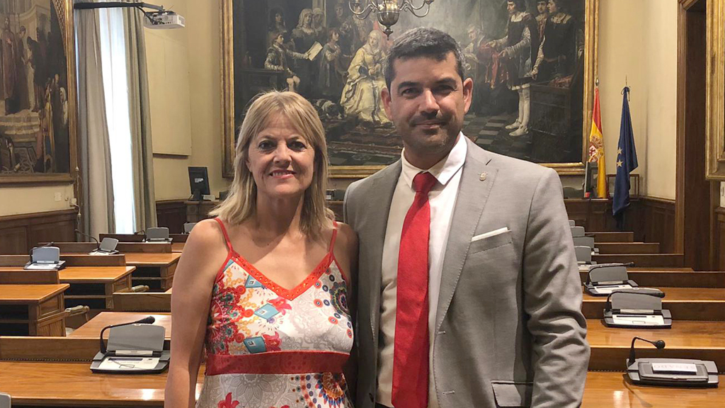 Ana Agudíez y Javier Lucía. / El Adelantado