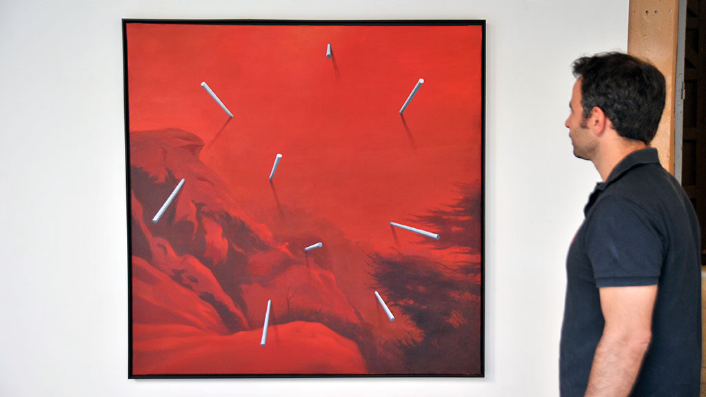 Exposición de cuatro artistas consagrados en el Colegio de Arquitectos 2 10 2kama colegio arquitectos expo 4x2 amadeo olmos eloisa sanz ivan montero mon montoya kam0925