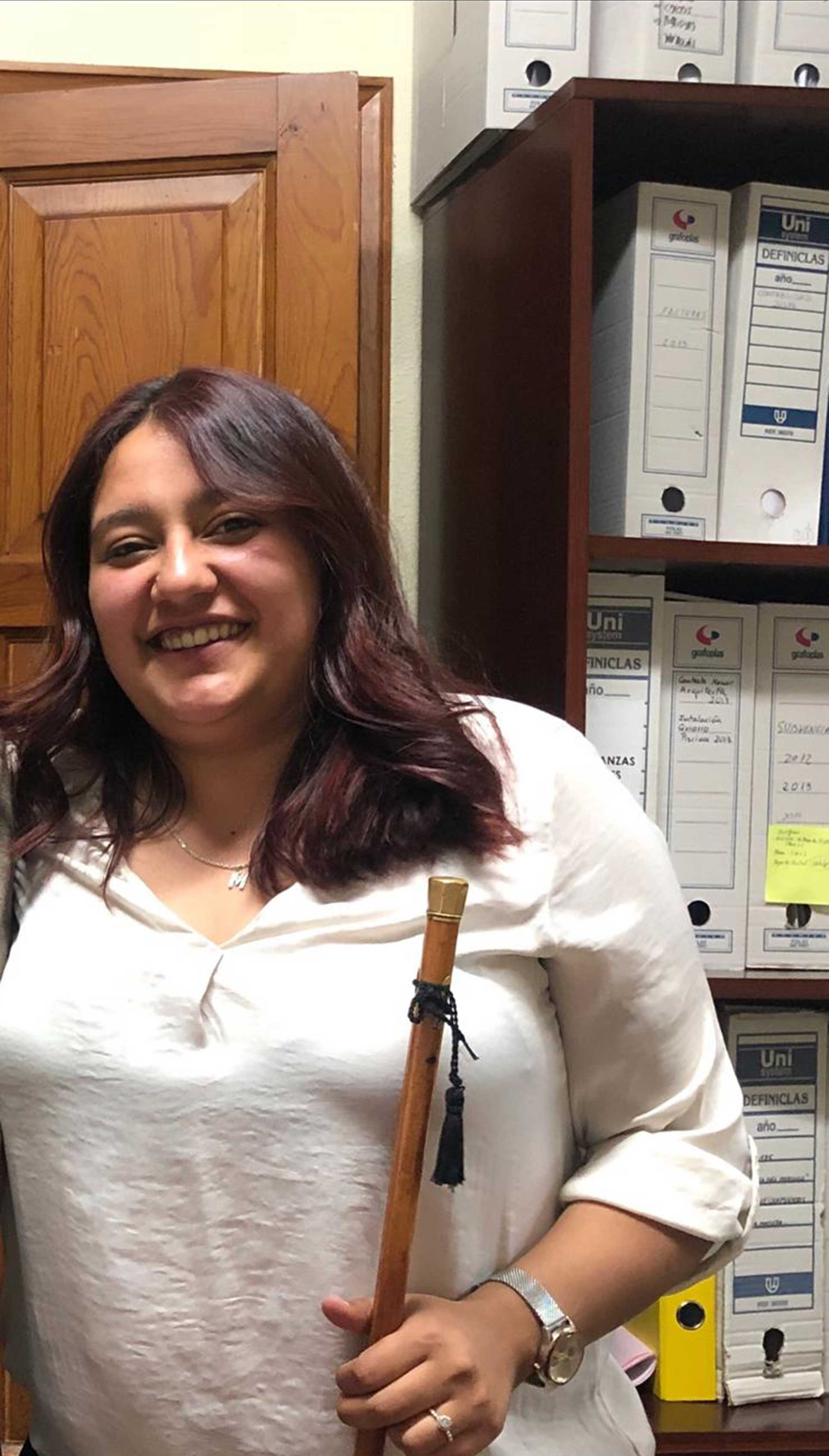 Mónica López Henríquez, alcaldesa de Aldealuenga de Pedraza. / El Adelantado