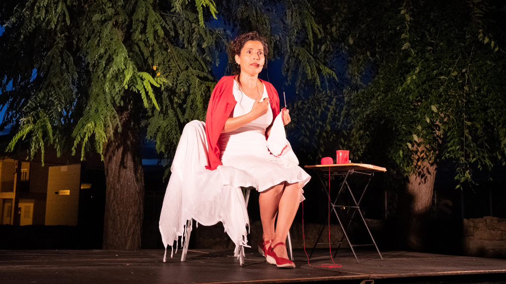 Raquel López Casales hizo una sutil reivindicación sobre las mujeres maduras y su forma de contar. /JOSÉ REDONDO