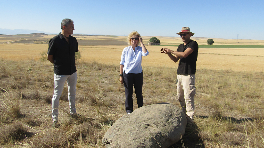 La subdelegada del Gobierno, Lirio Martín recorriendo los distintos puntos del municipio./El Adelantado