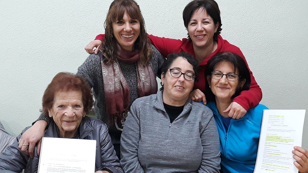 Integrantes del grupo de tetatro de la localidad, todas actrices. / EL ADELANTADO