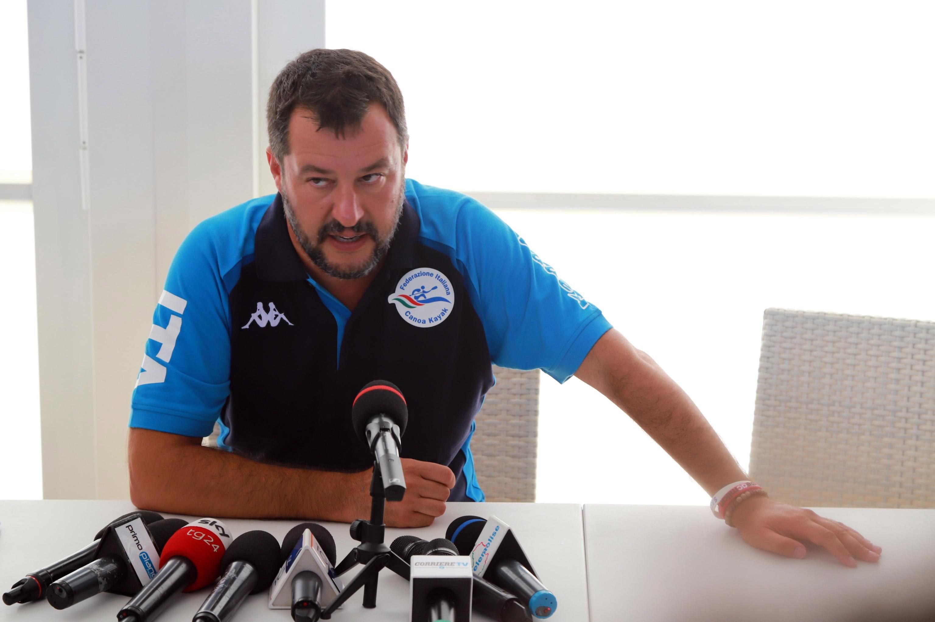 El líder de la Liga y actual vicepresidente de Italia, Matteo Salvini. / EFE