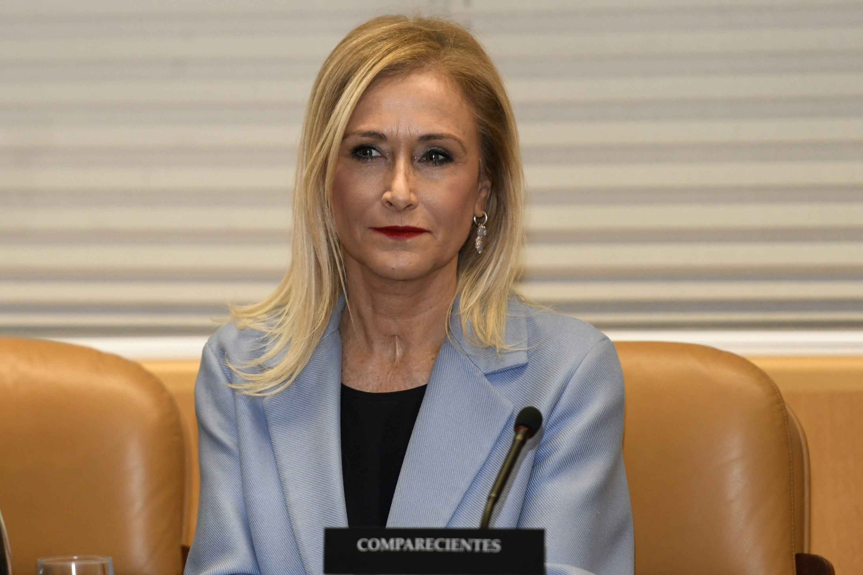 La expresidenta de la Comunidad de Madrid, Cristina Cifuentes, se dio de baja temporalmente del PP en 2018. / EFE