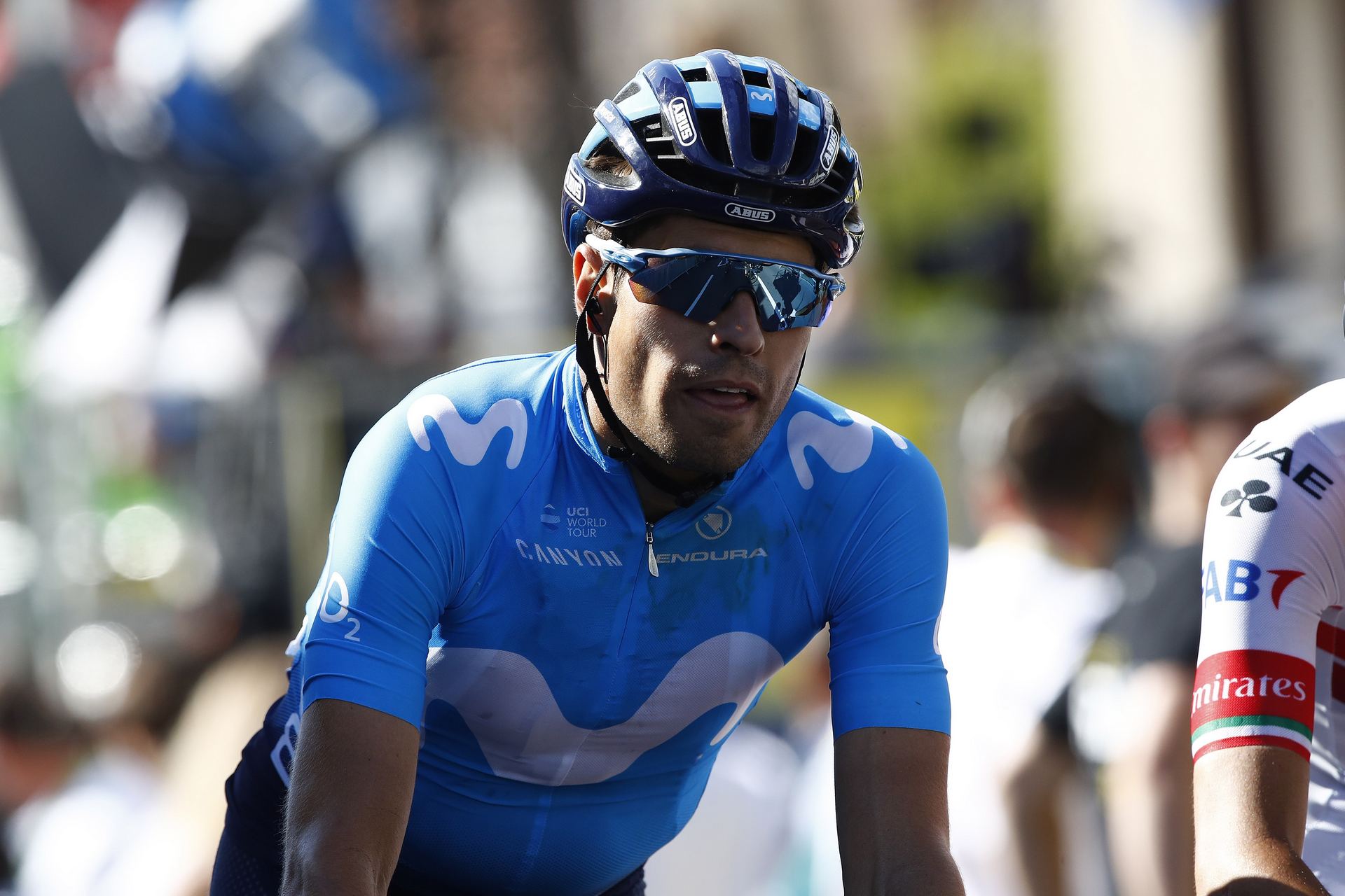 El ciclista español Mikel Landa fichó por el Movistar Team en el verano de 2017 procedente del Team Sky. / europa press