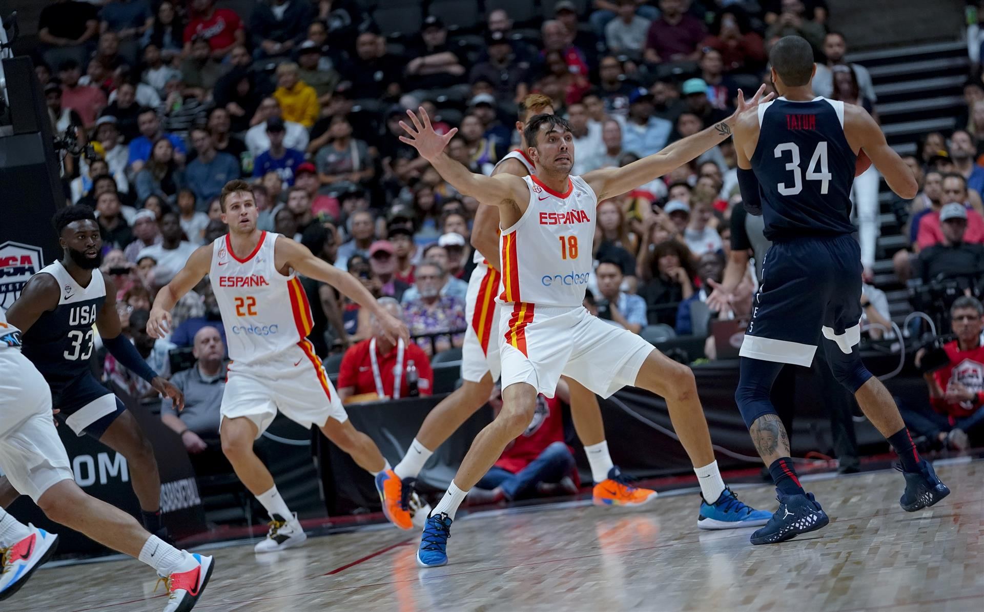 La selección española de baloncesto disputará su quinto partido de preparación. / europa press