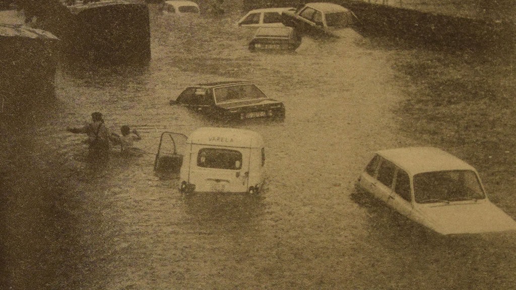 La tormenta del lunes constata la insuficiencia del colector del Clamores
